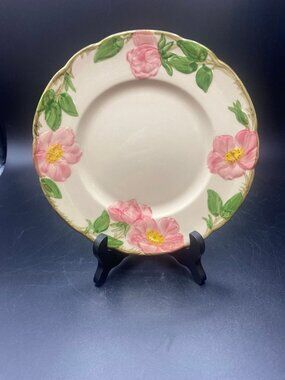 Desert Rose Salad Plate TV Stamp